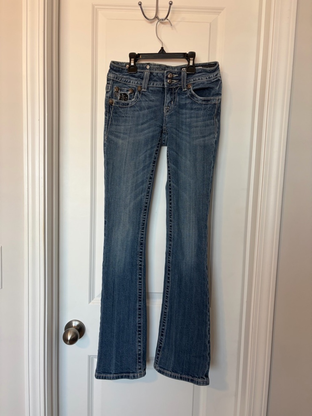 Miss Me Medium Blue Flare Jeans